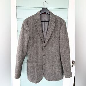 J. Crew Charcoal Herringbone Sport Coat